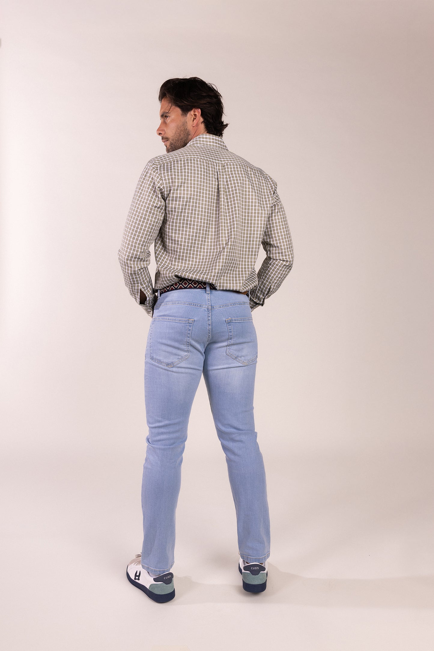 Vaquero Elástico Regular Fit Azul Claro | Cody