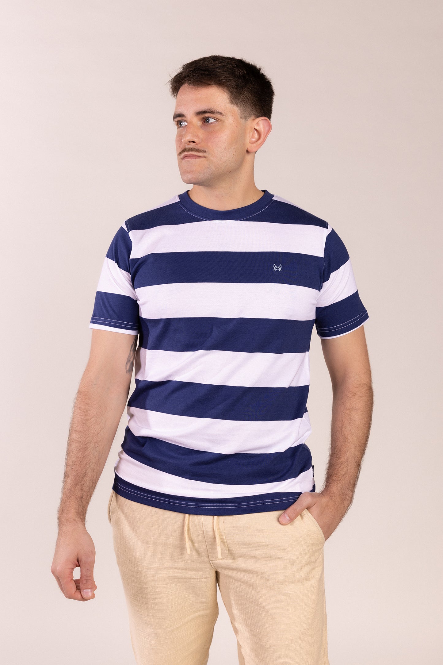 Camiseta Rayas Marino | Monaco