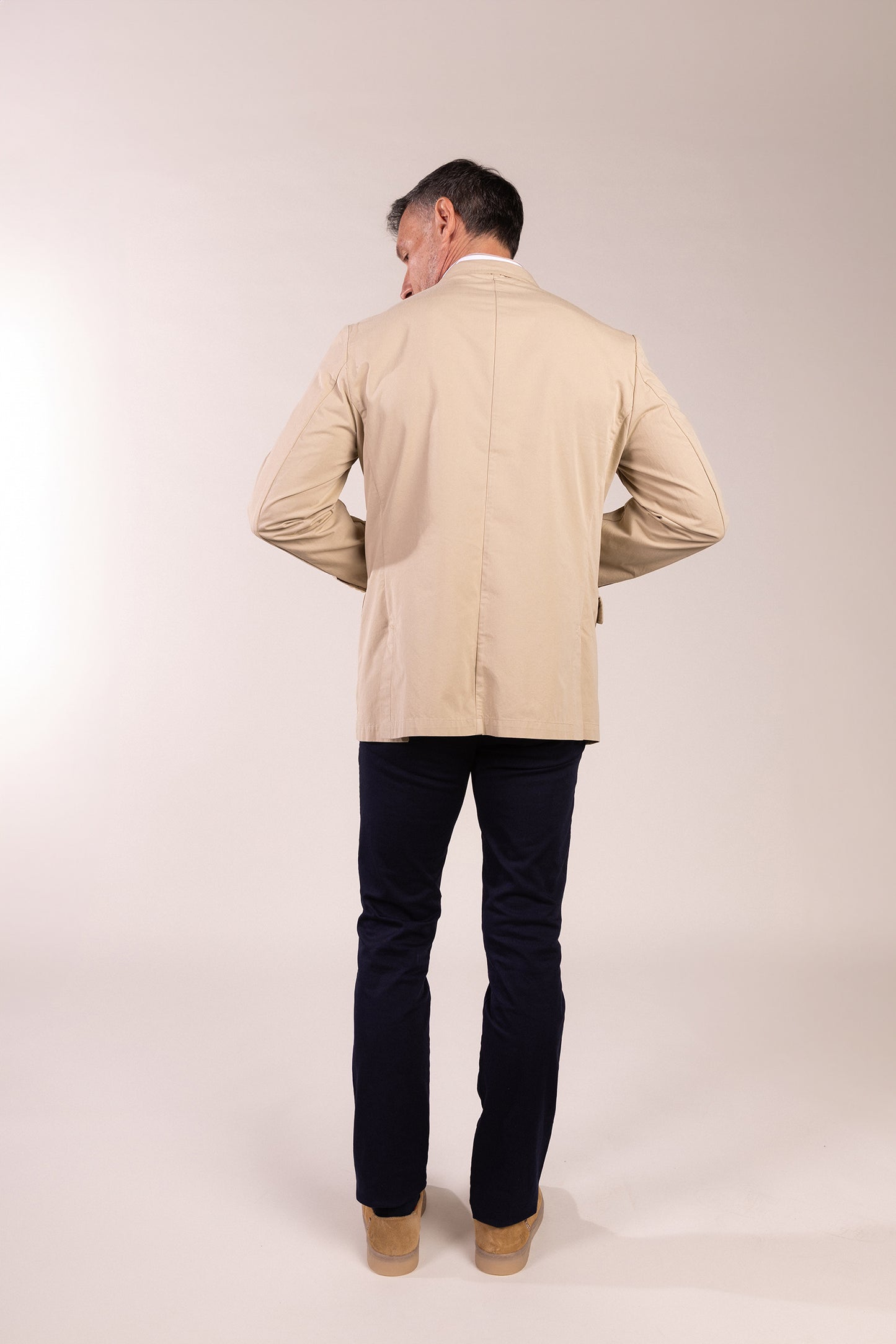 Americana Algodón Beige