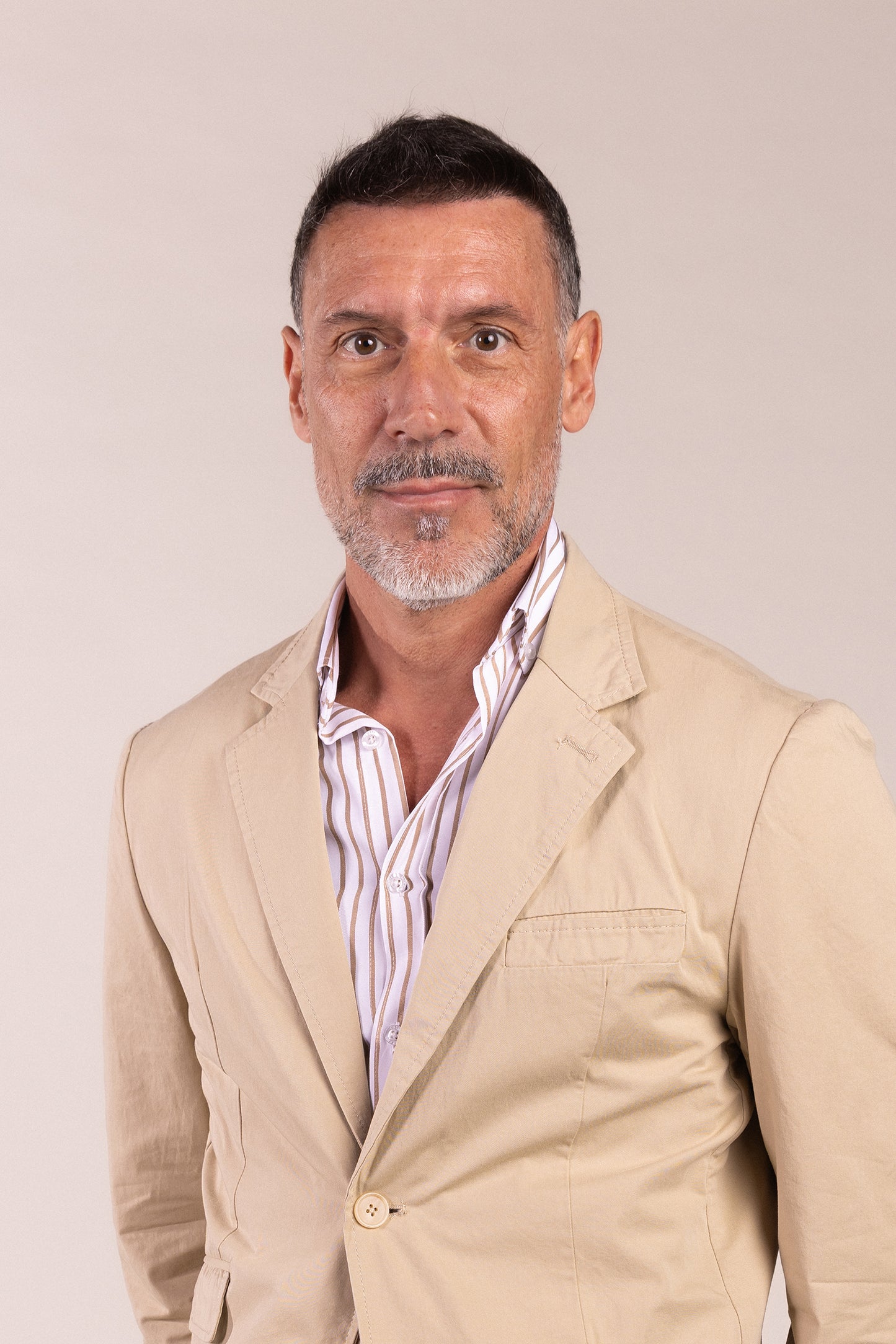 Americana Algodón Beige