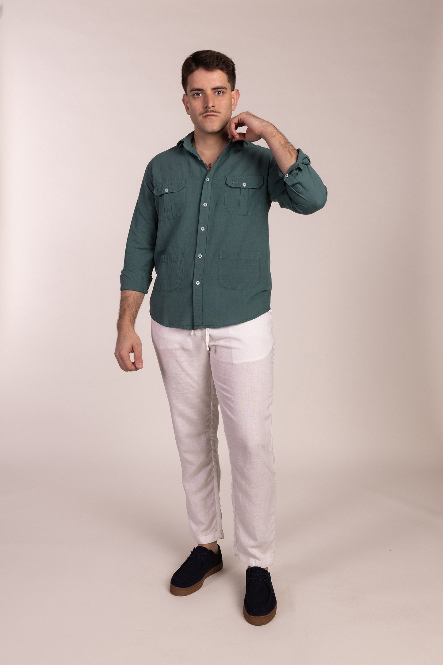 Pantalón Lino Blanco | Ibiza