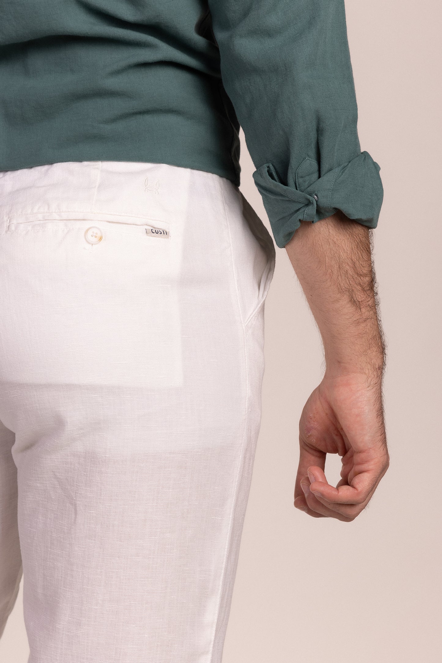 Pantalón Lino Blanco | Ibiza