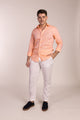 Camisa Lino Naranja | Ibiza
