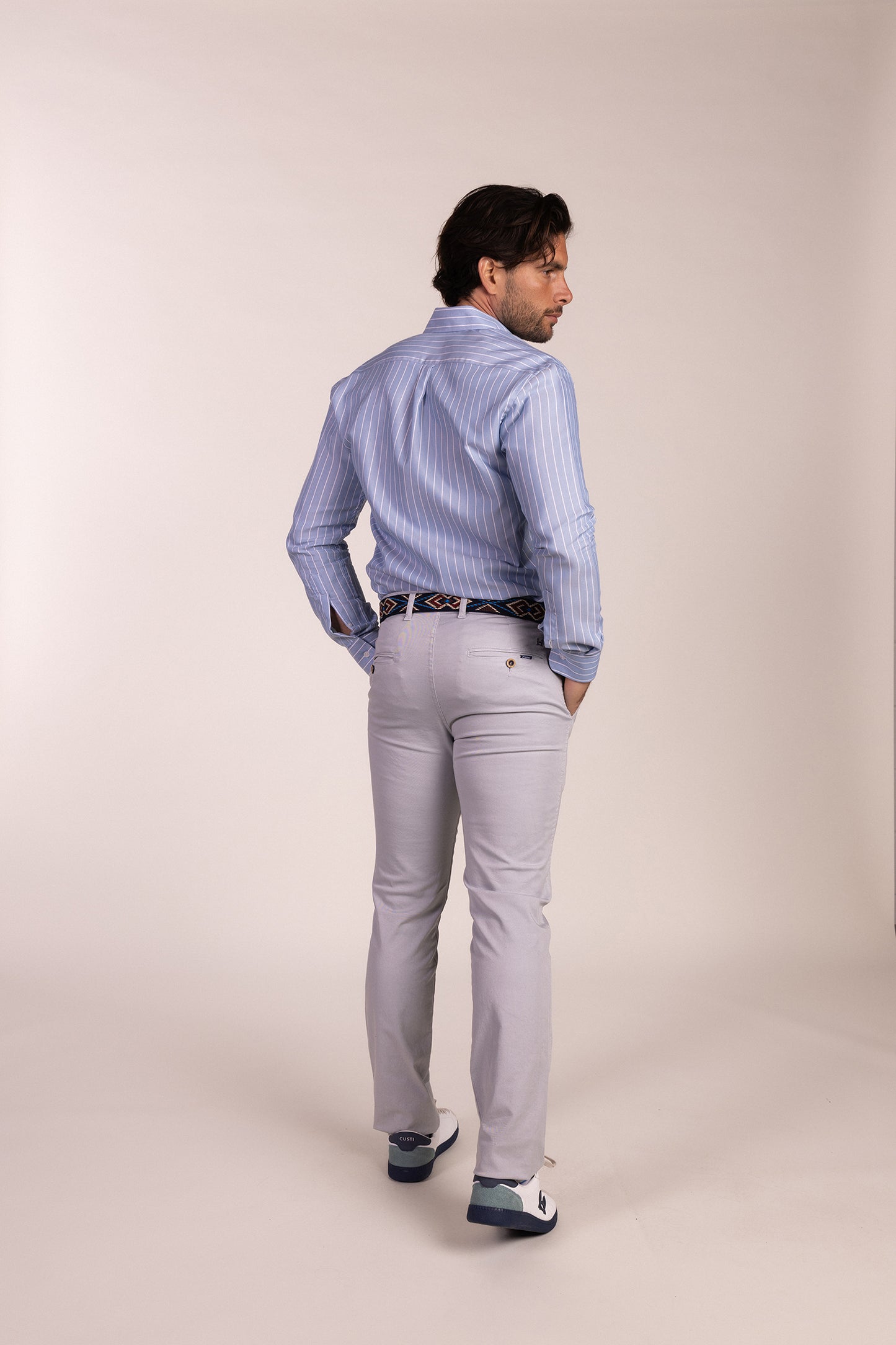 Pantalón Chino Elástico Perla | Jesulín