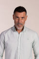 Camisa Rayas Verde Agua | Linares
