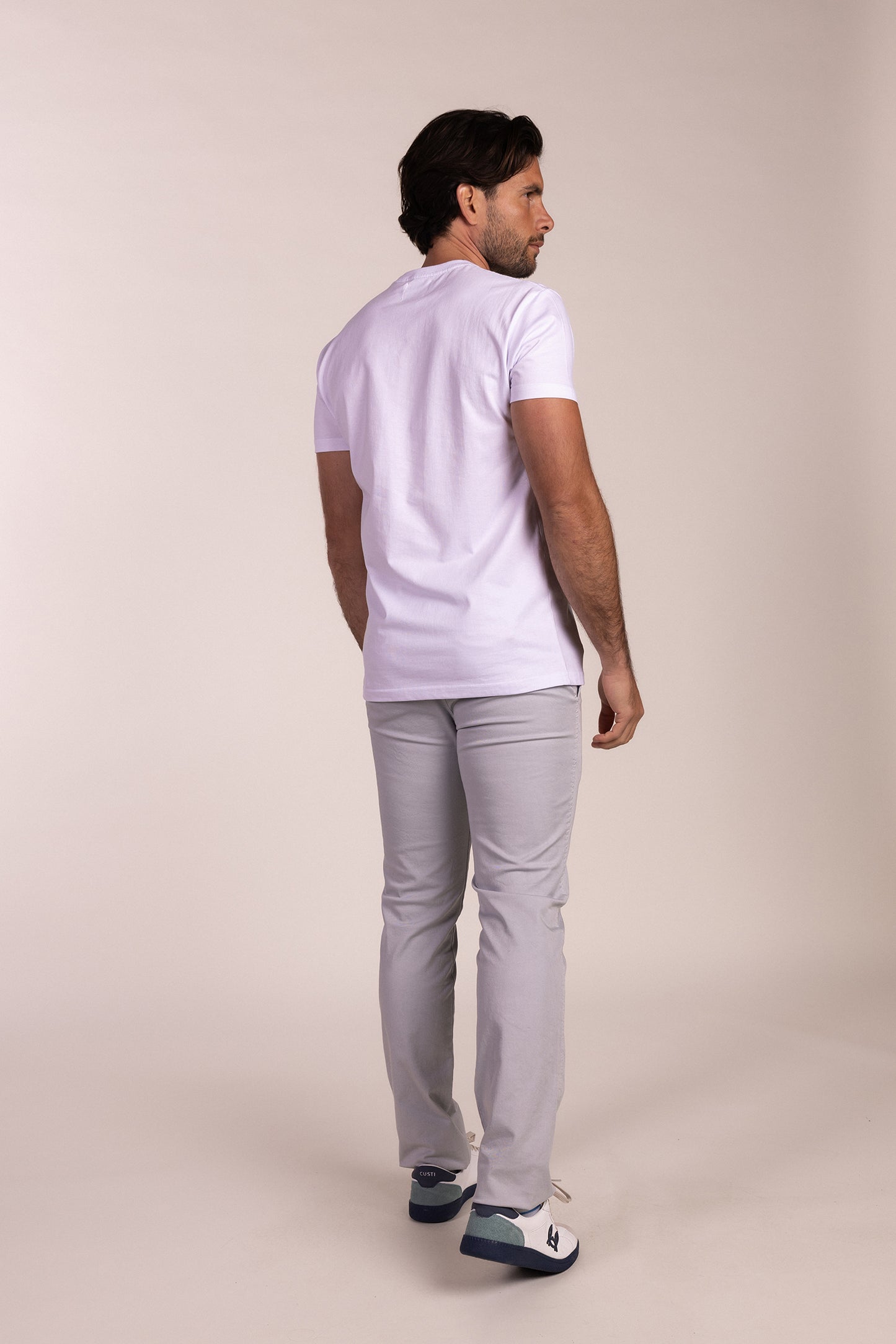 Camiseta Básica Manga Corta Blanca