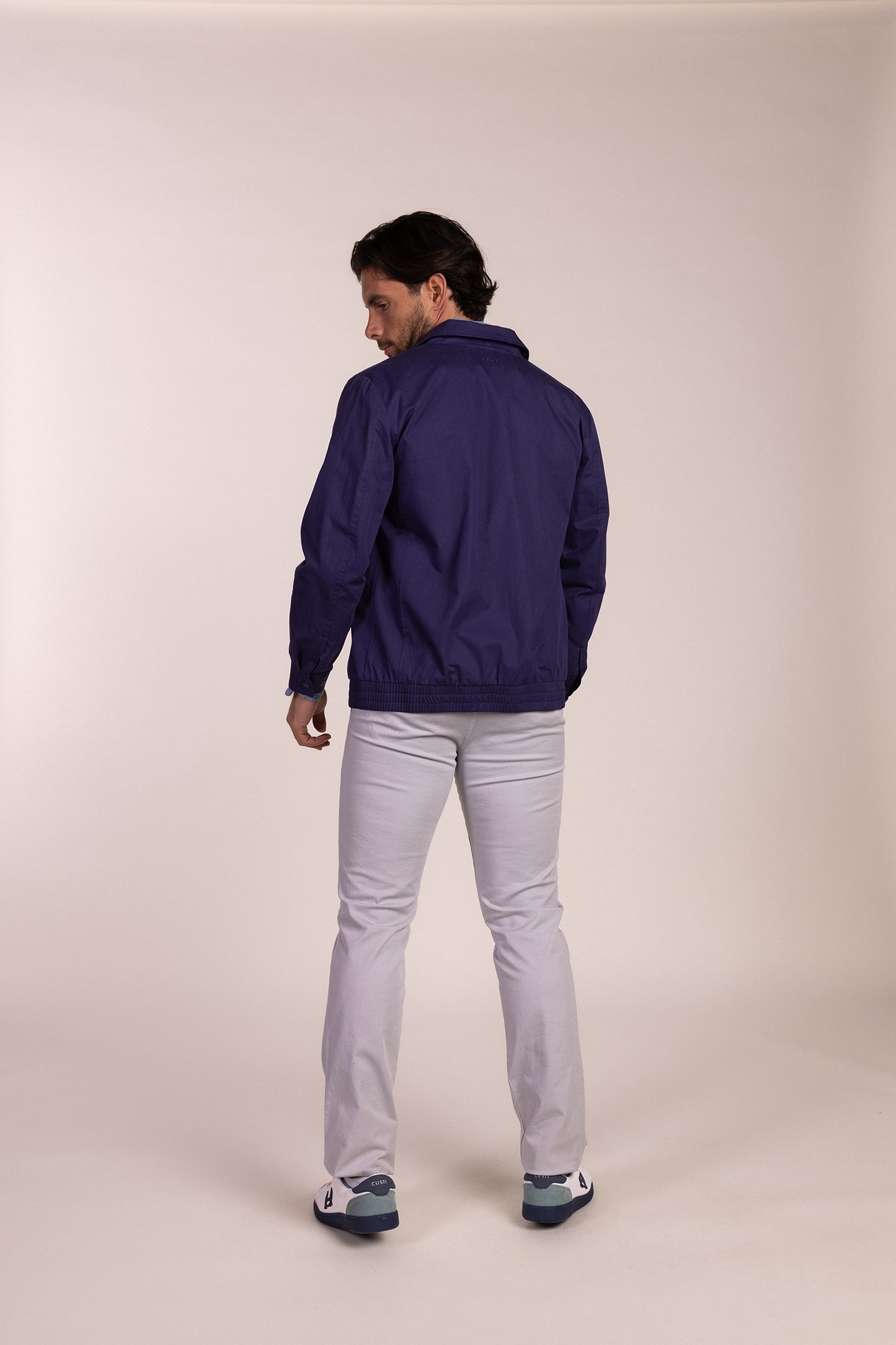Chaqueta Ligera Azul Indigo | Tiñosa