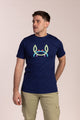 Camiseta Cangrejito Multicolor Azul Indigo | Mykonos