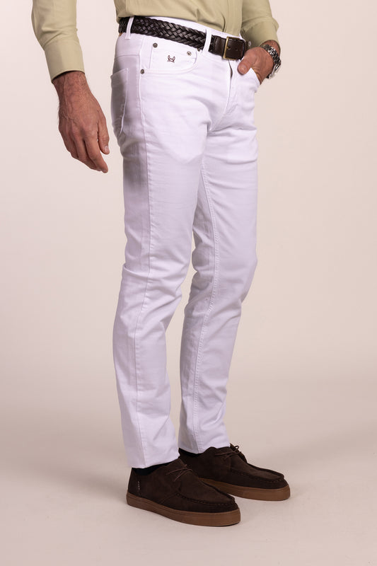 Pantalón 5 Bolsillos Blanco