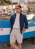 Bermuda Lino Cargo Beige