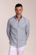 Camisa Rayas Oxford Verde | Sevilla