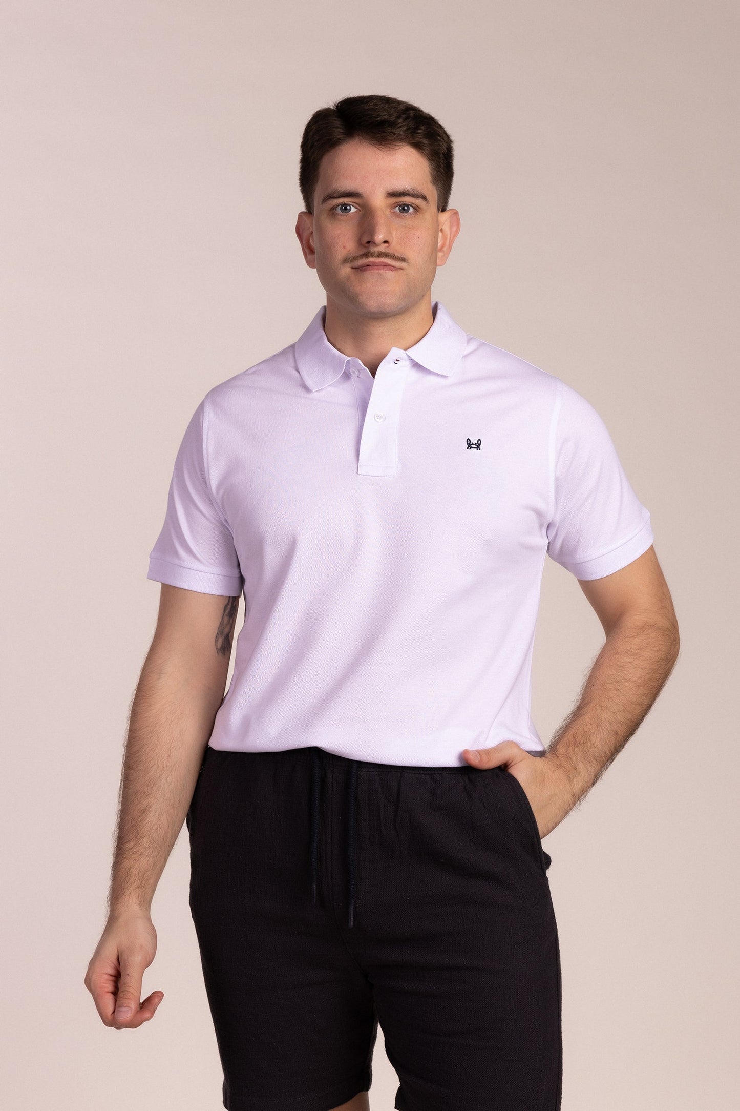 3Pack polo manga corta | Blanco-Gris-Marino