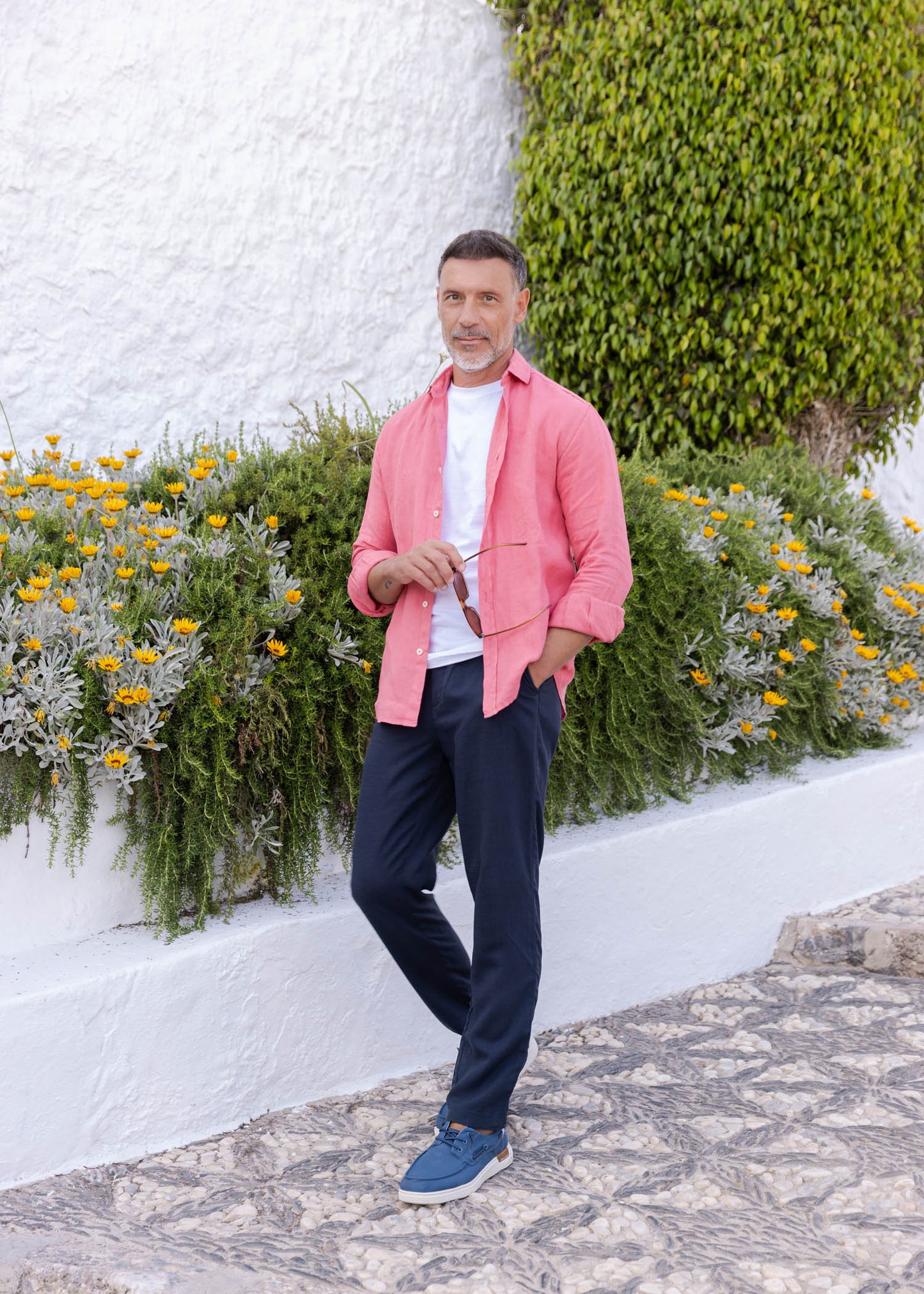 Camisa Lino Chicle | Lanzarote
