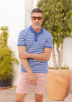 Polo Rayas Azul | Marsella