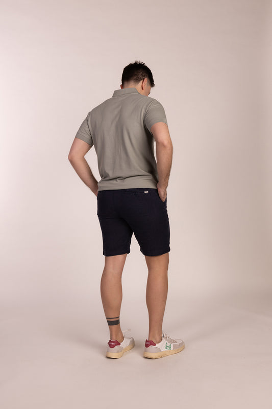 Polo Básico Manga Corta Verde Iceberg