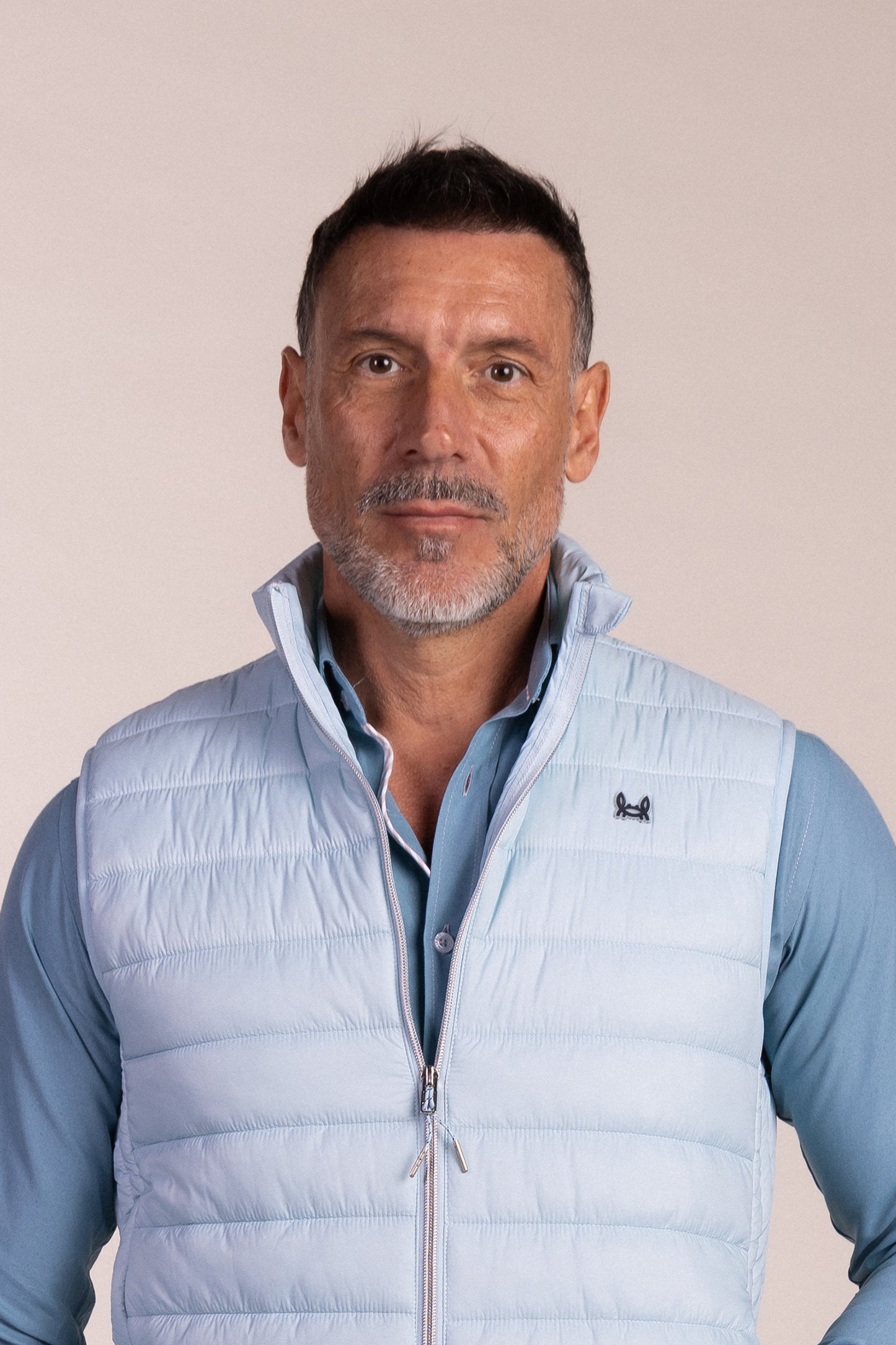 Chaleco Acolchado Ligero Azul Celeste | Mulhacen