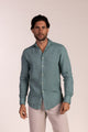 Camisa Lino Verde | Lanzarote