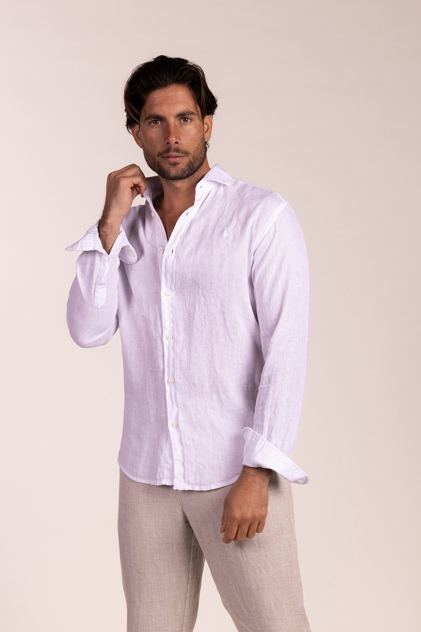 Camisa Lino Blanca | Lanzarote
