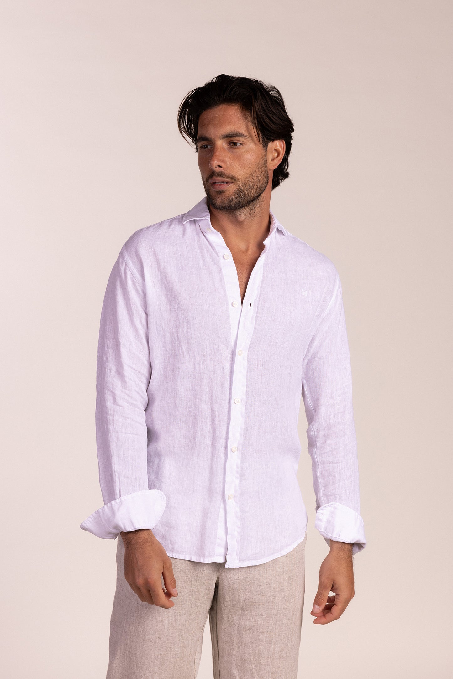 Camisa Lino Blanca | Lanzarote