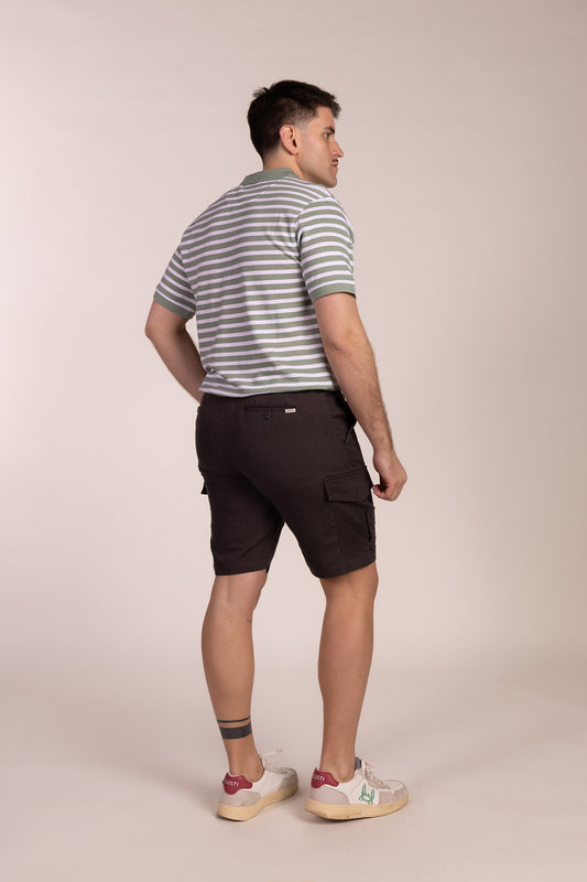 Polo Rayas Verde Oliva | Marsella