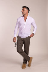 Polera Lino Blanco