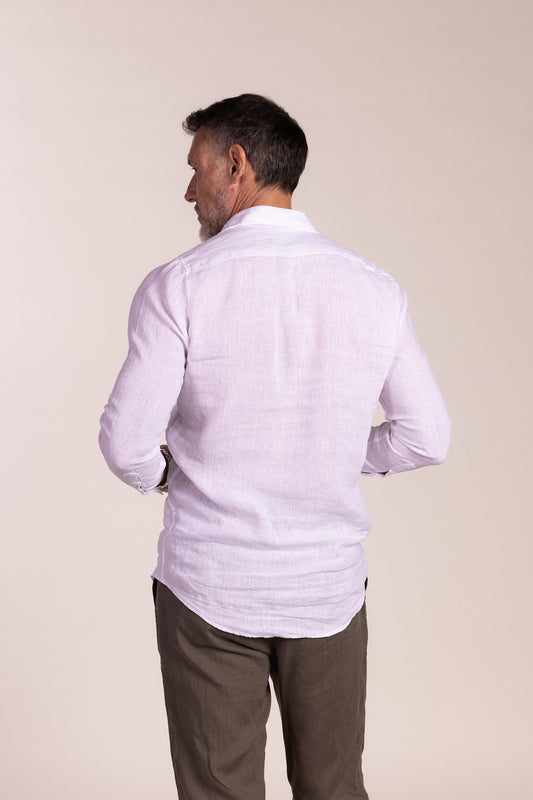 Polera Lino Blanco