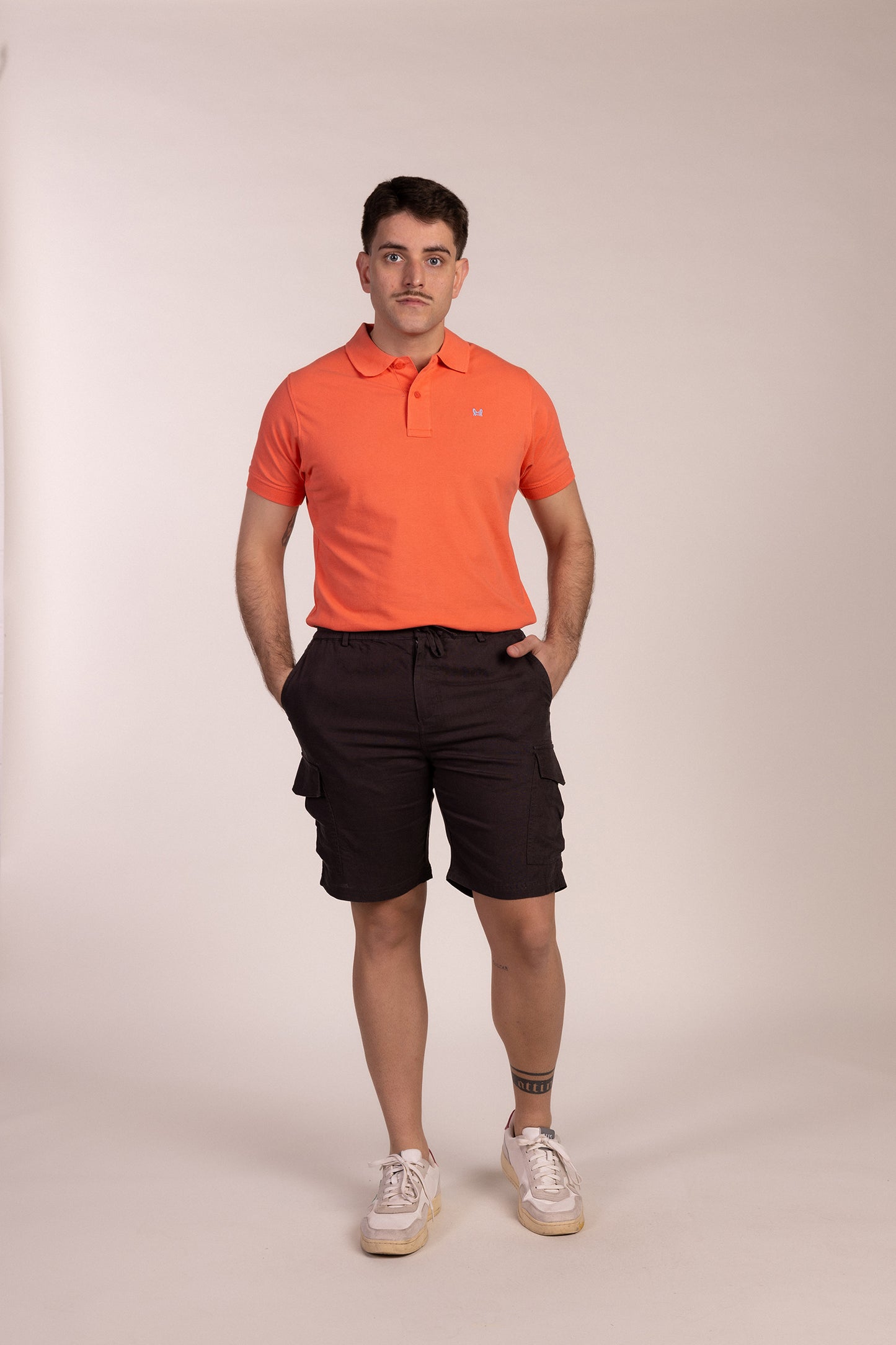 Polo Básico Manga Corta Coral