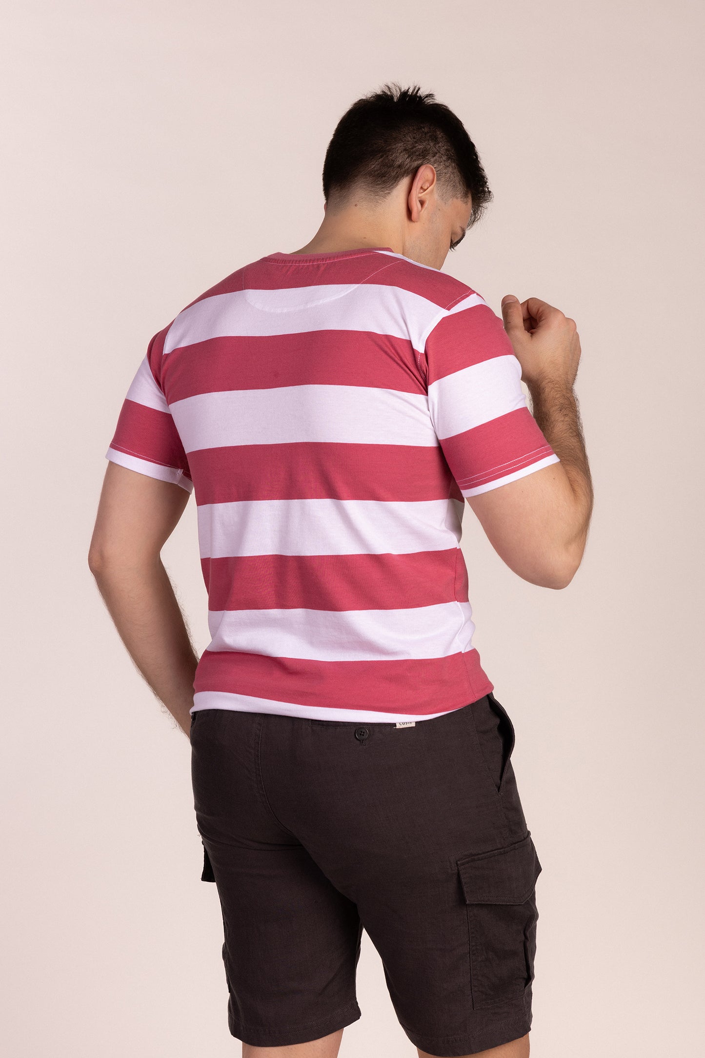 Camiseta Rayas Cereza | Monaco