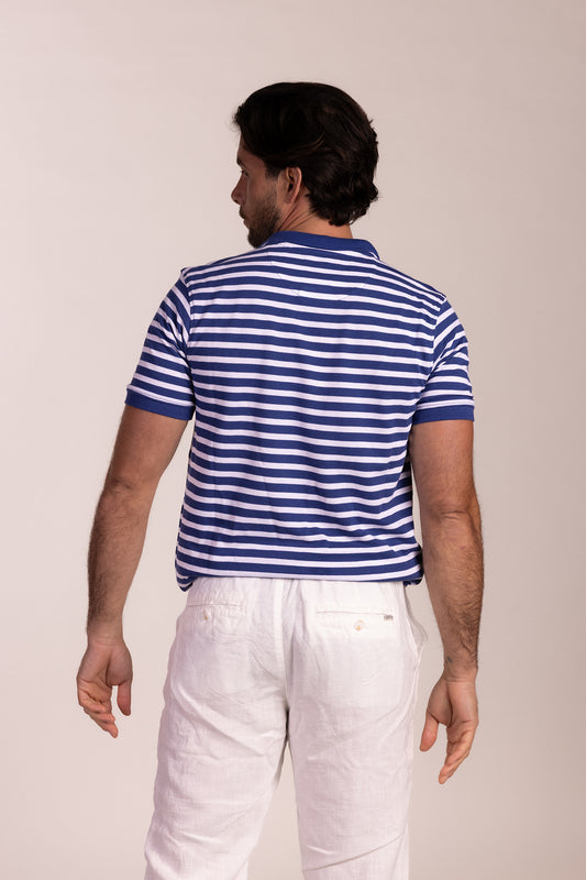 Polo Rayas Azul | Marsella