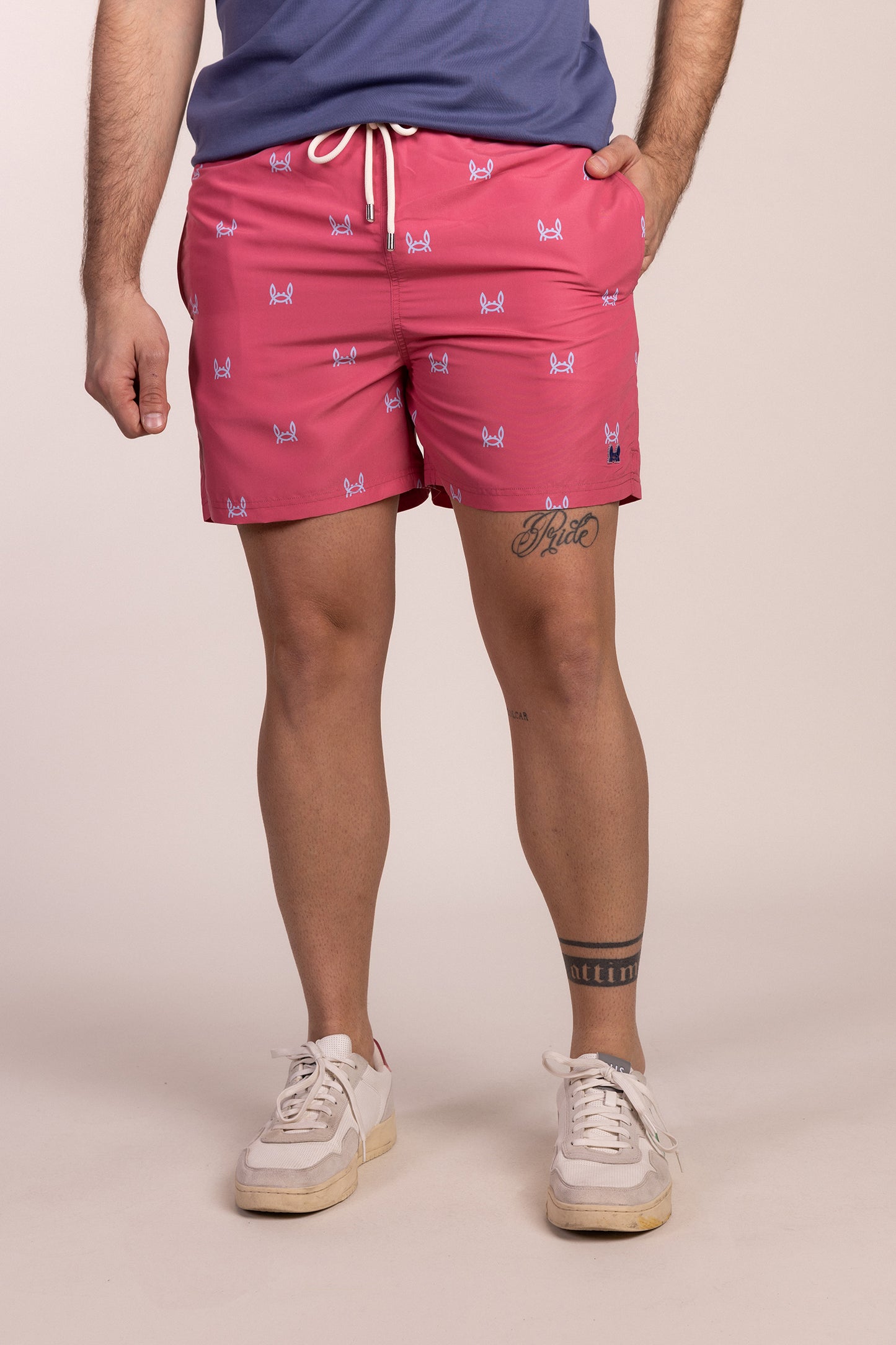 Bañador Estampado Cangrejito Fresa