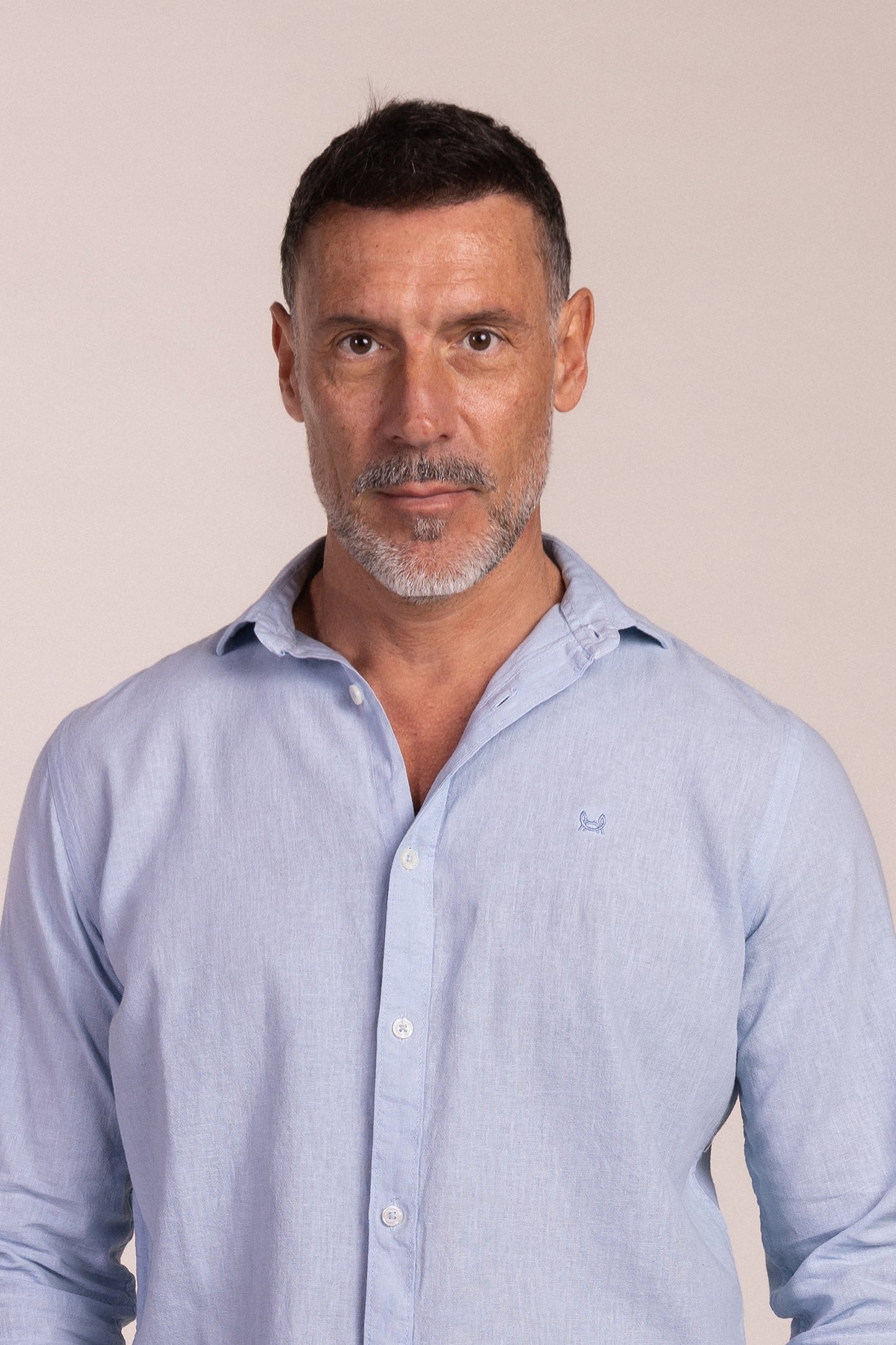 Camisa Lino Celeste | Capri