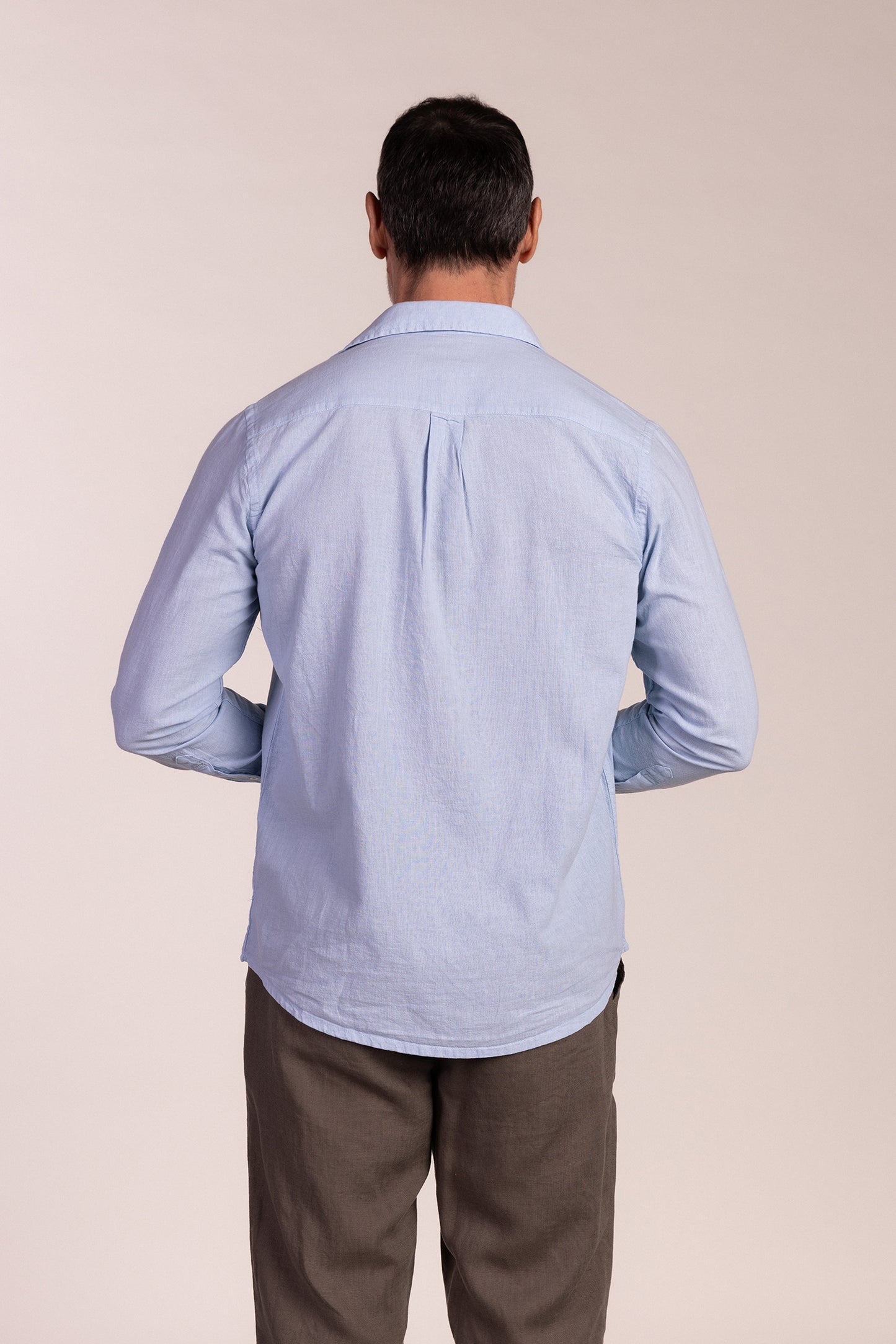 Camisa Lino Celeste | Capri