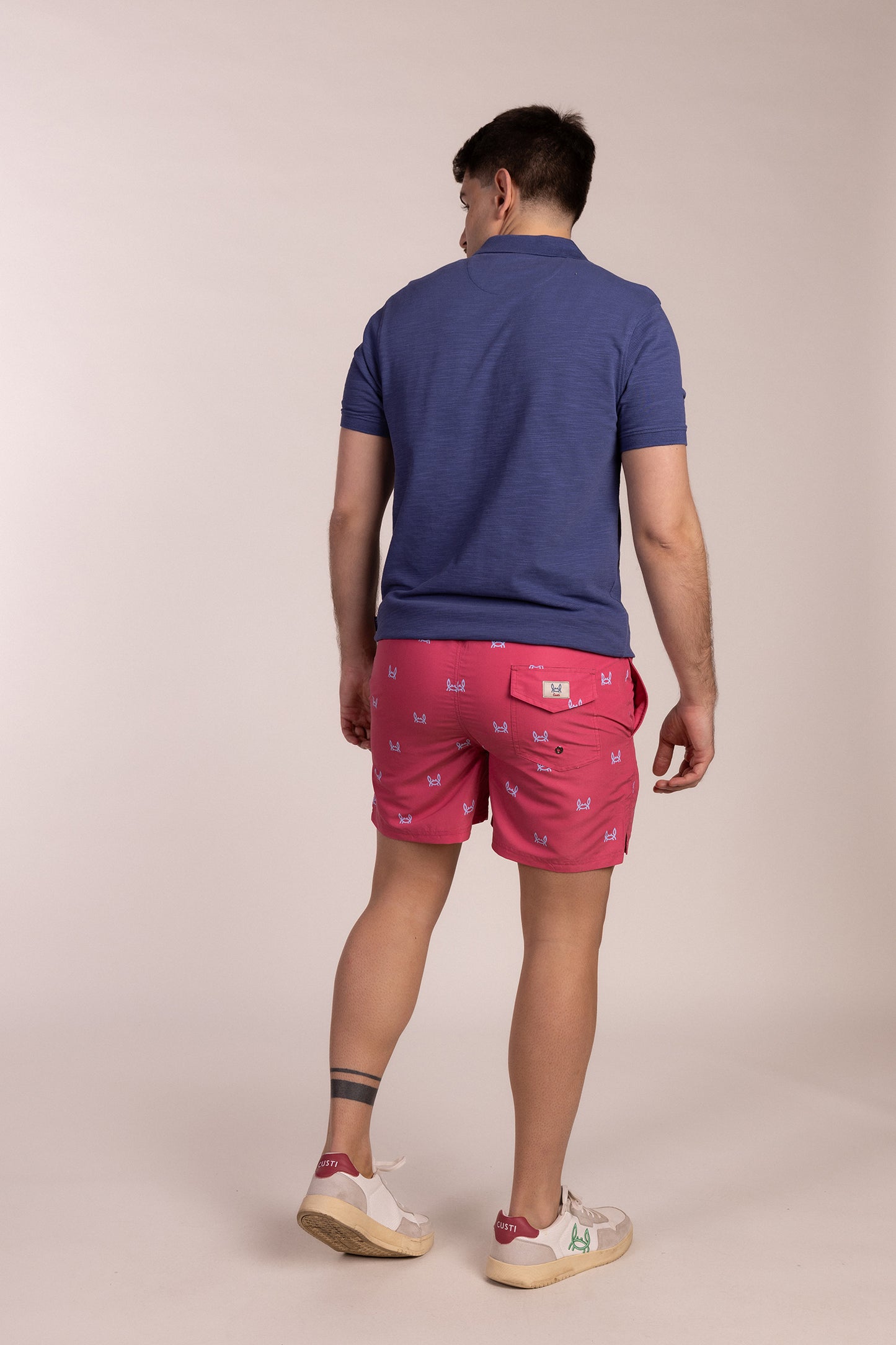 Bañador Estampado Cangrejito Fresa