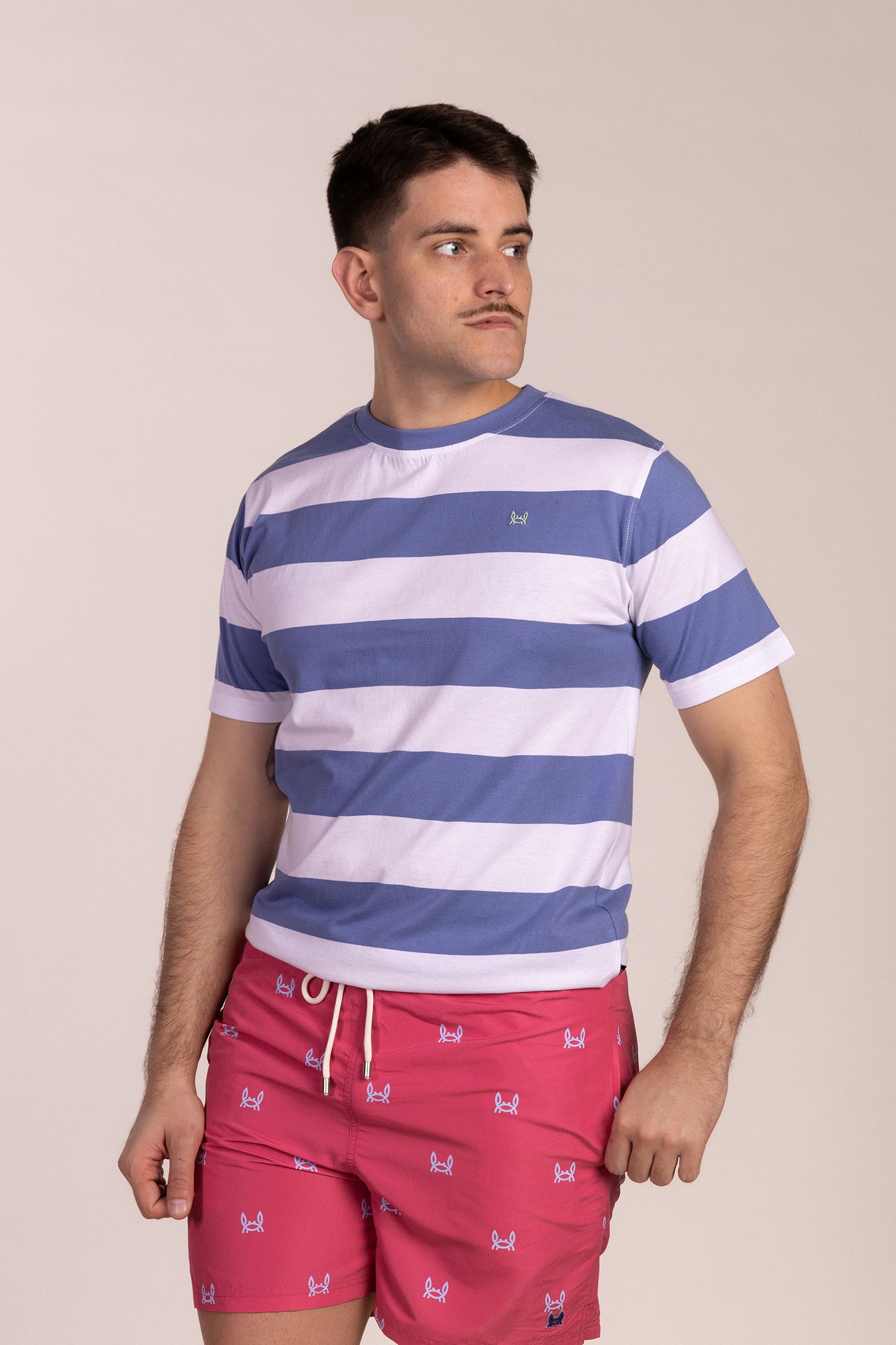 Camiseta Rayas Azul | Monaco