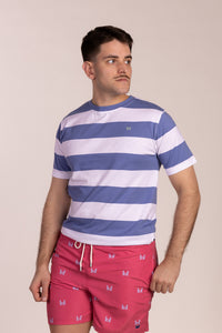 Camiseta Rayas Azul | Monaco