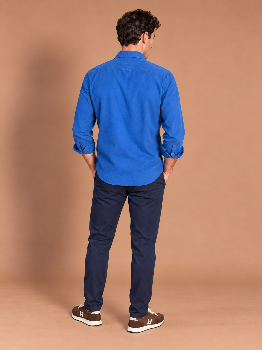 Camisa micropana tinta