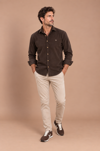 Camisa micropana kaki