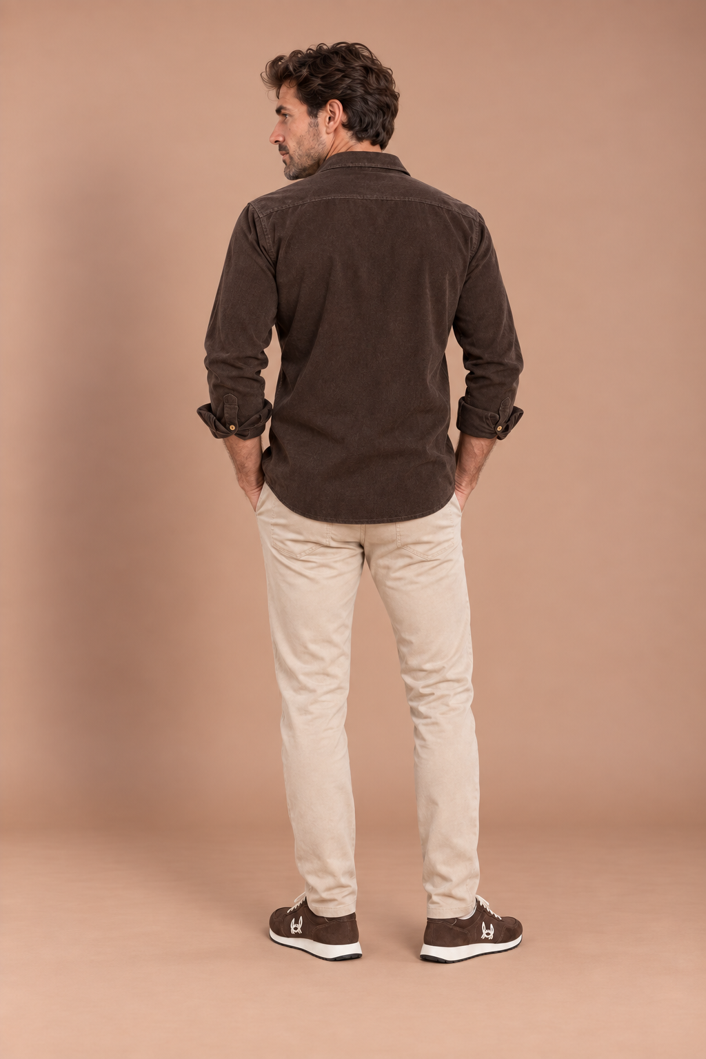 Camisa micropana kaki