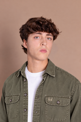 Sobrecamisa Garment Dyed Verde Militar | Zaragoza