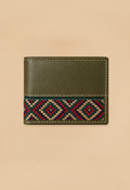 Cartera Kaki Tejido Étnico | Multicolor