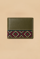Cartera Kaki Tejido Étnico | Multicolor