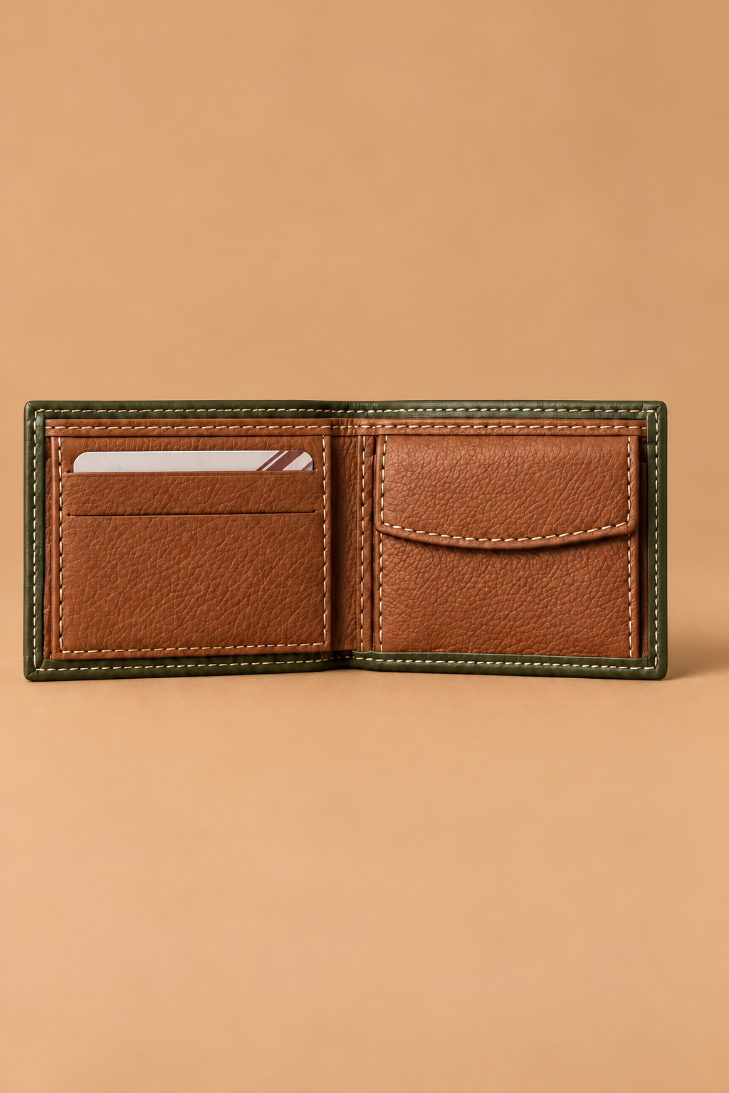 Cartera Kaki Tejido Étnico | Multicolor