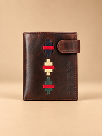 Cartera Piel Argentina Turquesa Marino