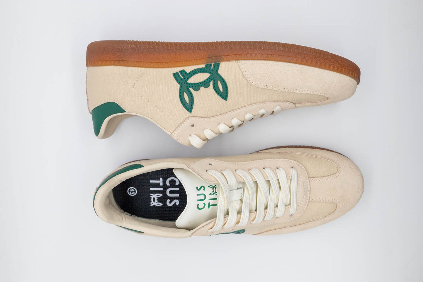 Zapatilla Serraje Beige