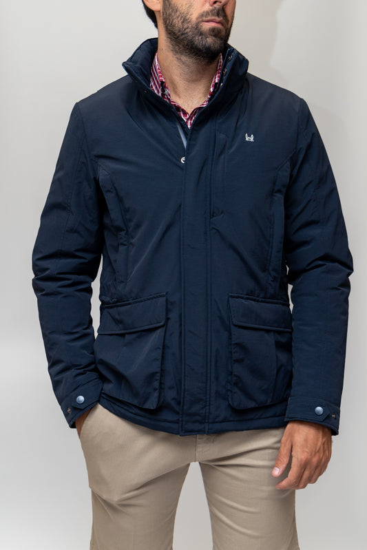 Parka Técnica Bolsillos Marino | Everest