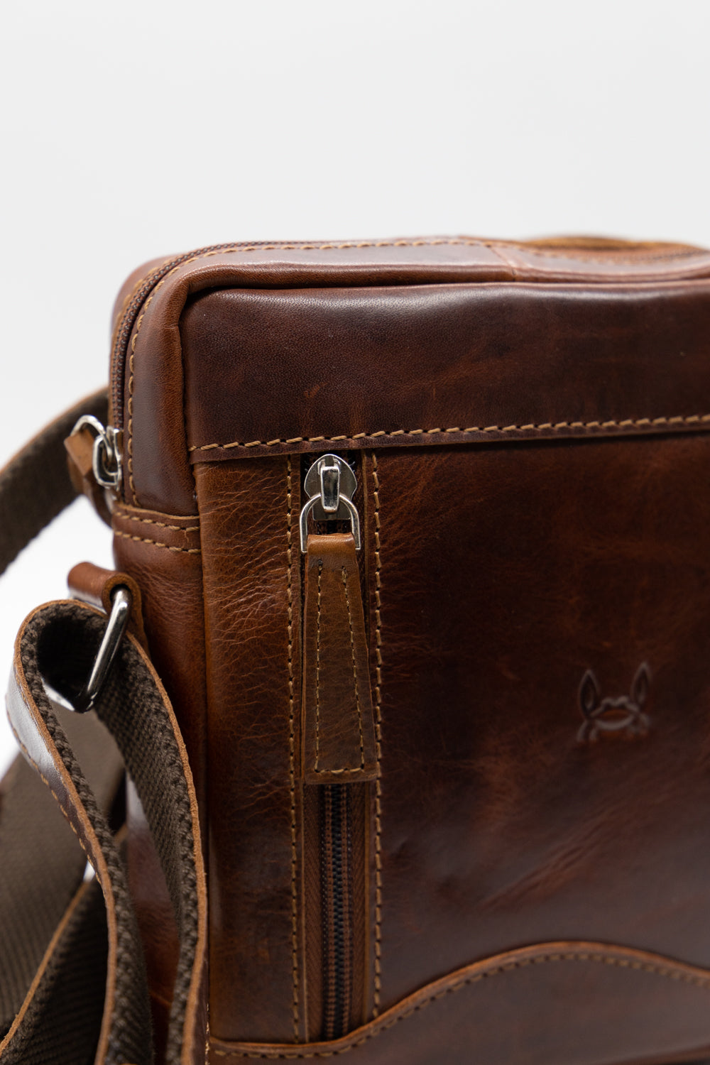 Bolso bandolera piel cuero