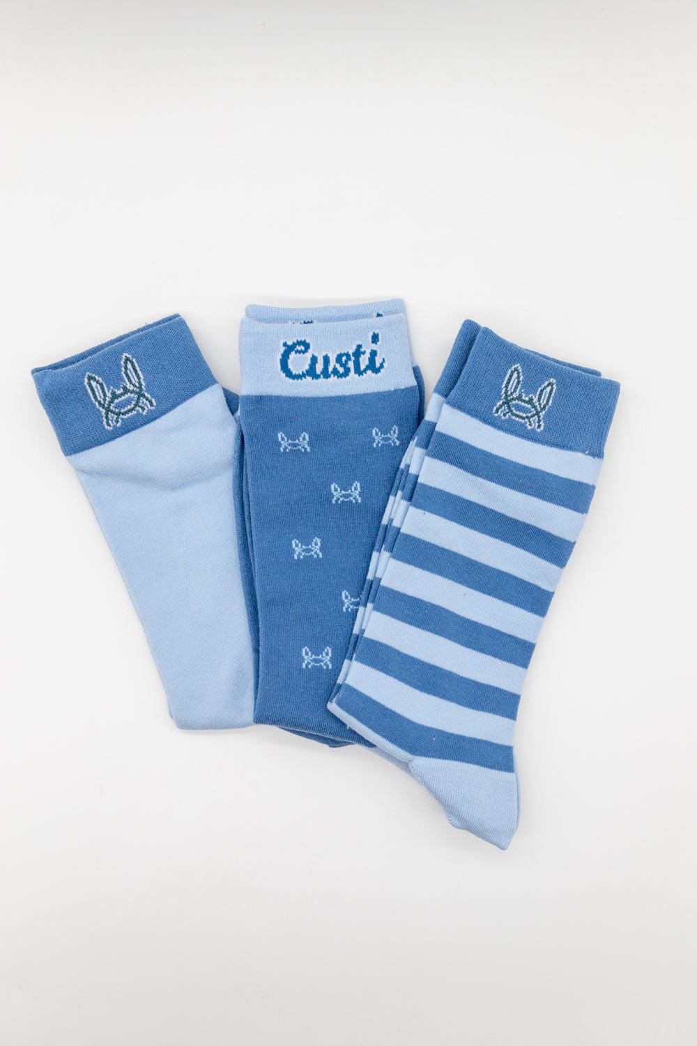 Pack 3 Calcetines Cangrejito | Azul