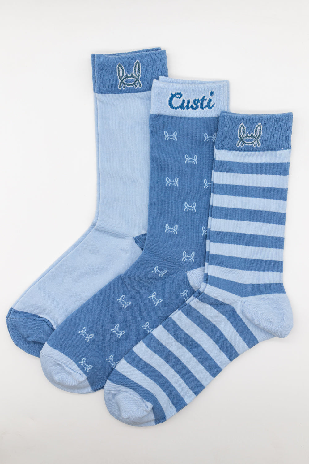 Pack 3 Calcetines Cangrejito | Azul
