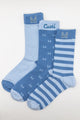 Pack 3 Calcetines Cangrejito | Azul