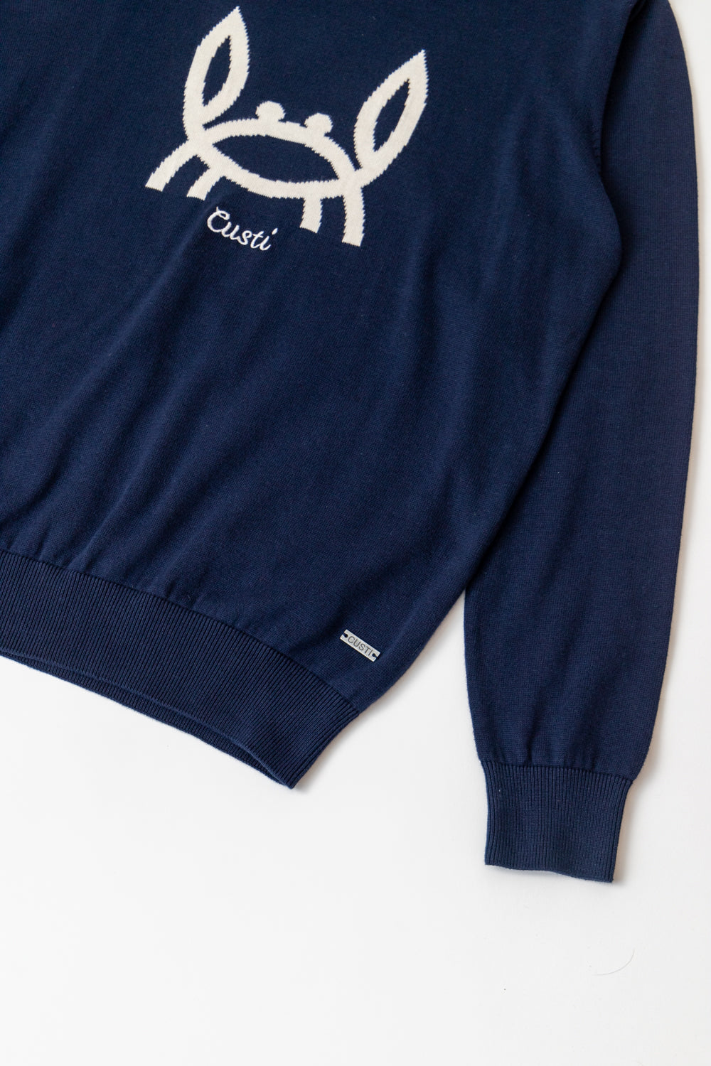 Jersey Cangrejito Intarsia Marino